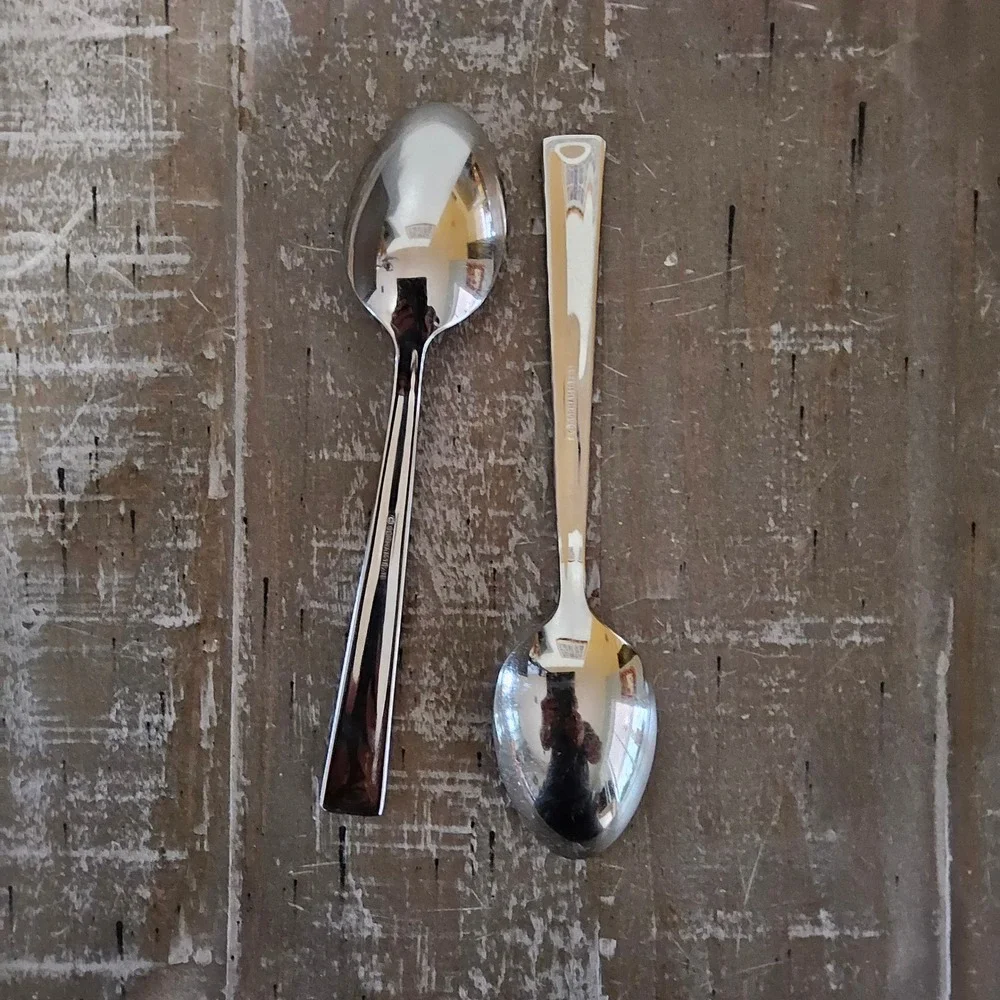 Gorham Marabella Large Spoons Set of 4 Stainless Steel 18/8 Flatware MCM